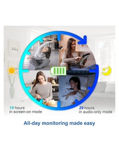 vtech VM923 Video Baby Monitor, 19 Hour Battery Life, 1000ft Long Range, Pan Tilt Zoom, Enhanced Night Vision, 2.8 inch Screen, 2 Way Audio Talk, Temperature Sensor, Power Saving Mode and Lullabies  - Image 3