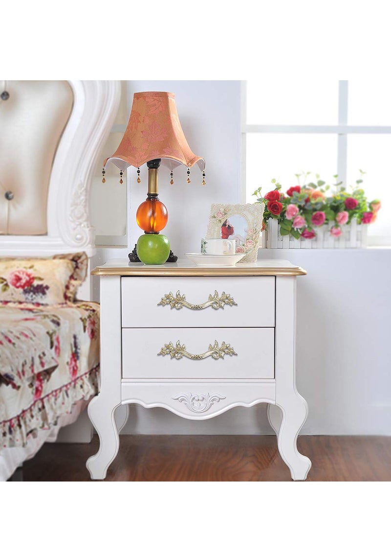 سيوسي مسكات خزانة على الطراز الأوروبي، 2.5 مركز فتحة للحمام، مسكات درج عتيقة، مسكات خزانة زخرفية، مقابض أثاث من سبيكة الزنك عتيقة للخزائن، وخزانات الملابس، والأدراج (5 قطع) - Image 3