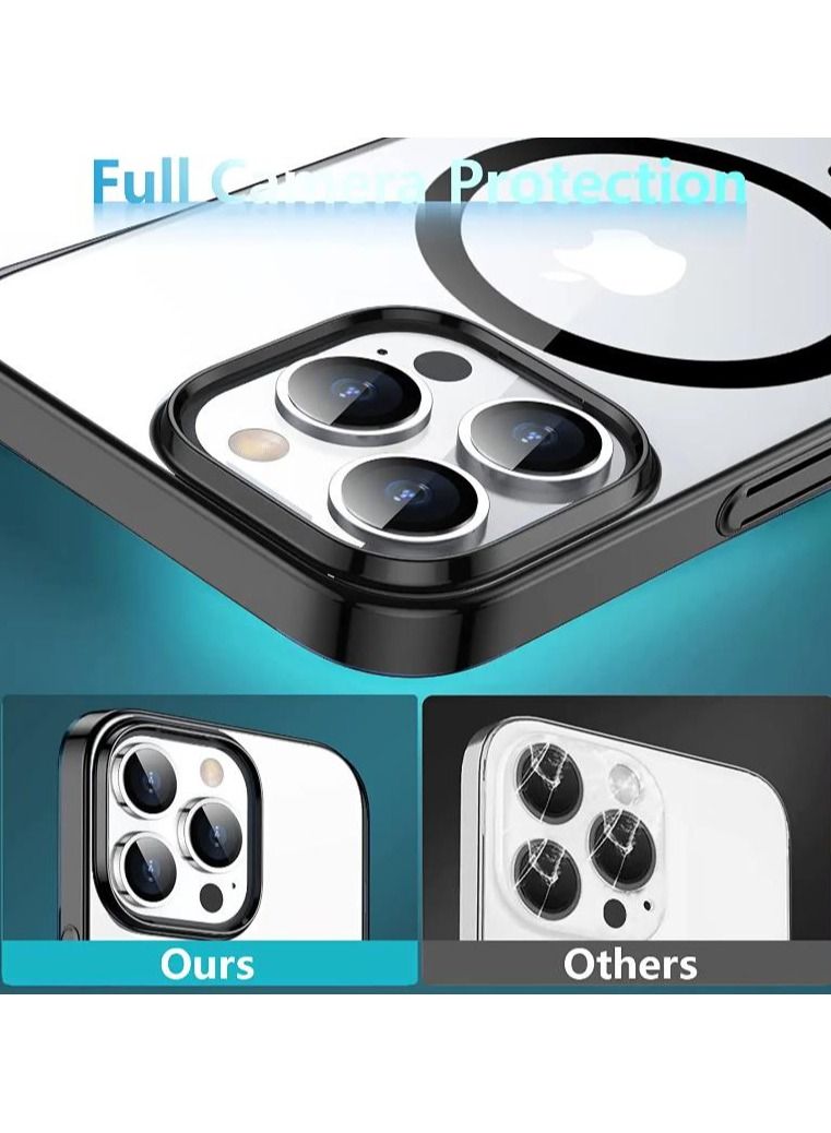 Rock Pow iPhone 14 Pro Max Case 6.7 inch, Magnetic Design  Drop Tested with Electroplated Bumper & Camera, Hard PC Back Slim Shockproof Protective Cover for iPhone 14 Pro Max  - Image 4