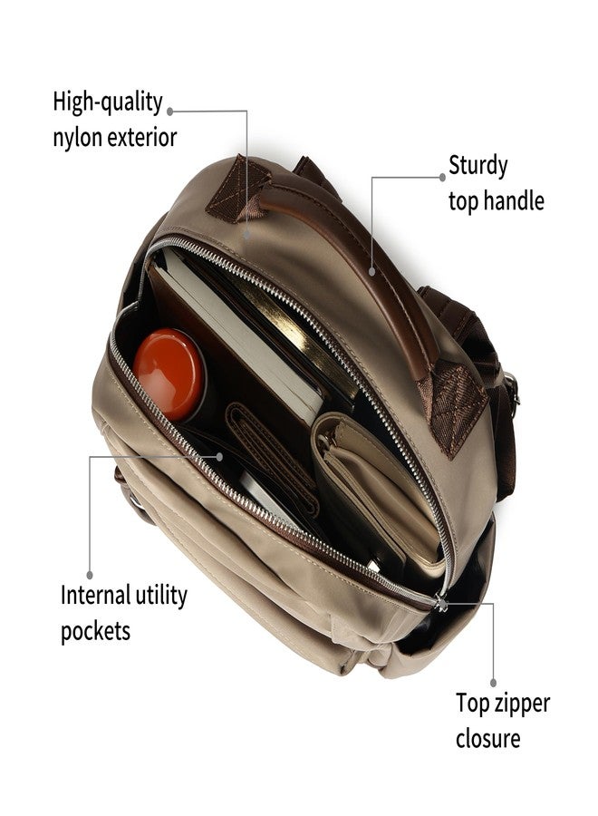 fastrack Lightweight Nylon Backpack for Men & Women | Everyday Bag with Spacious Main Compartment, Zippered Pockets & Utility Organisers | Durable Commuter Backpack for College, Work & Travel - Image 3
