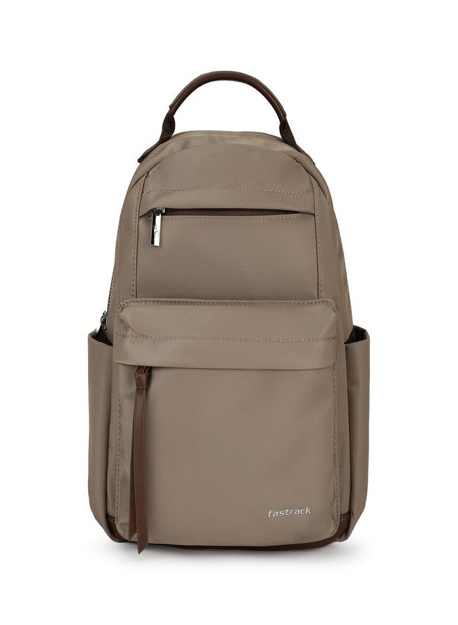 fastrack Lightweight Nylon Backpack for Men & Women | Everyday Bag with Spacious Main Compartment, Zippered Pockets & Utility Organisers | Durable Commuter Backpack for College, Work & Travel - Image 1