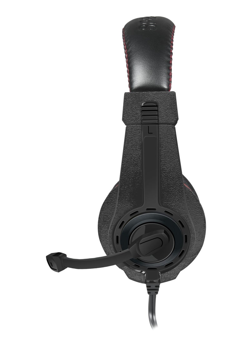 SPEEDLINK SpeedLink Legatos Stereo Gaming Headset with Microphone, Black and Red - SL-860000-BK  - Image 3