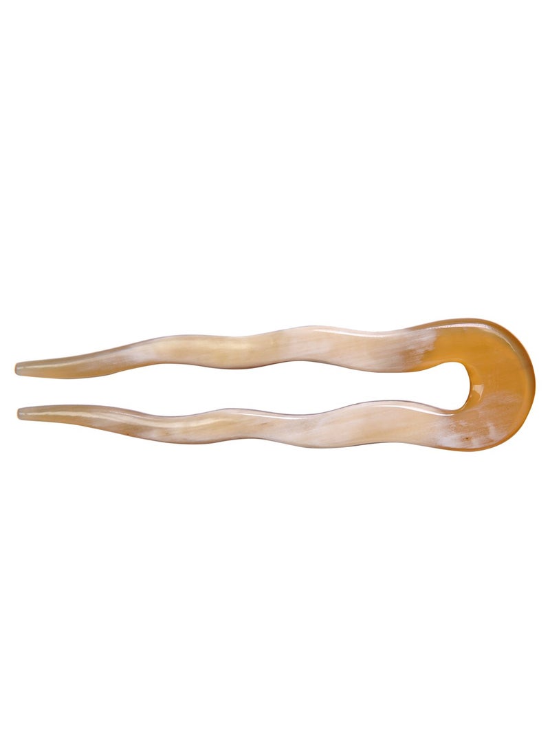 Marycrafts - Marycrafts Simple Wavy Horn Hair Accessories Hair Fork Hairfork Hair Pins Handmade 492 - Image 1