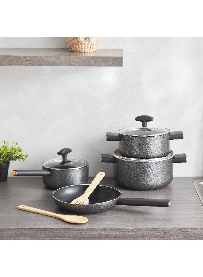 Home Box طقم أواني الطهي غير اللاصقة 9 قطع لشبونة 30x0.8x30 سم - Image 3