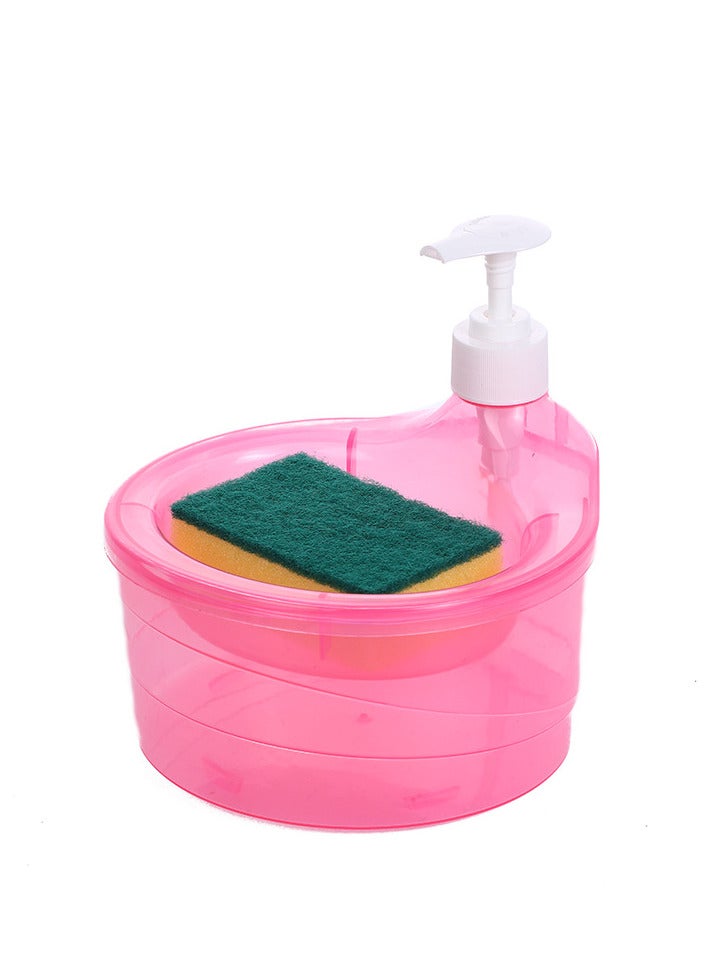 Soap Pump Dispenser and Sponge Holder for your Kitchen Sink Counter Top Liquid Dish Washing Dispenser Multicolor Randomly Assorted  - Image 4