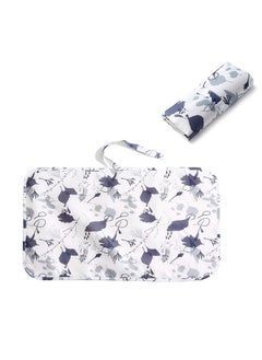 Baby Diaper Changing Pad with Cushioned Pillow and Multiple Pockets 3 Layers Waterproof  Foldable and Portable Changing Mat
