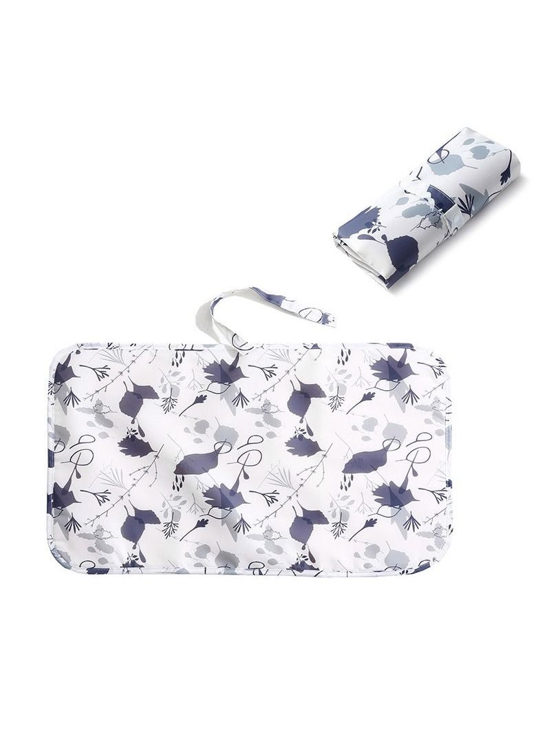 insular - Baby Diaper Changing Pad with Cushioned Pillow and Multiple Pockets 3 Layers Waterproof  Foldable and Portable Changing Mat - Image 1
