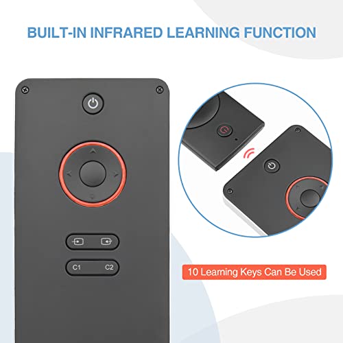 Rii K06 Mini Bluetooth Keyboard,Backlit 2.4GHz Wireless Keyboard with IR Learning, Portable with Touchpad,Compatible with Amazon Fire Stick/VR Glasses/PS4/PS5/HTPC/IPTV (2.4G and Bluetooth) - Image 5
