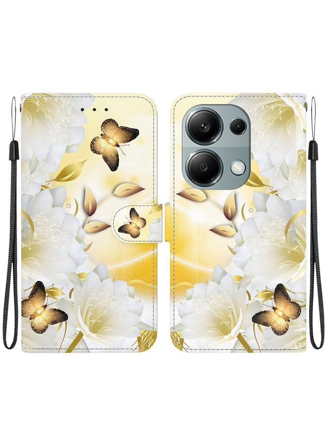 Case For Xiaomi Redmi Note 13 Pro 4G Crystal Texture Colored Drawing Leather Phone Case