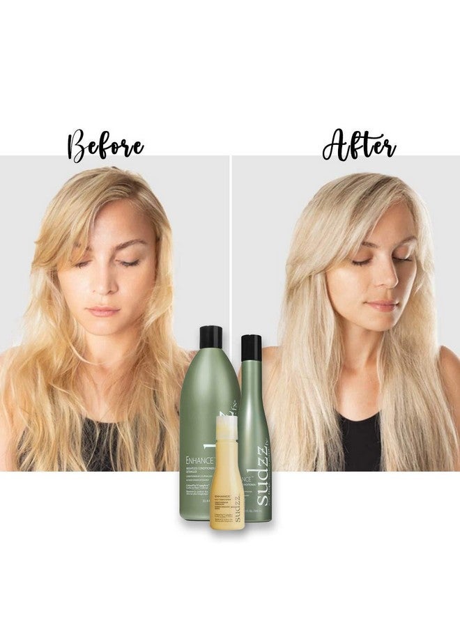 SUDZZFX Enhance Daily Conditioner - Detangle Hair Conditioner - All Hair Types - Dry Conditioner - Daily Conditioner For Men & Women For Hair Care - Conditioner Curly Hair - Sulfate Free - Travel Size 2 Oz - Image 2