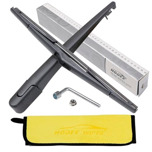 HODEE Rear Wiper Arm Blade Kit ExactFit Replacement for Nissan Kicks 20172024 OEMStyle Fit Easy Install in Minutes Complete Hardware Included CapNut StreakFree Wipe - Image 1