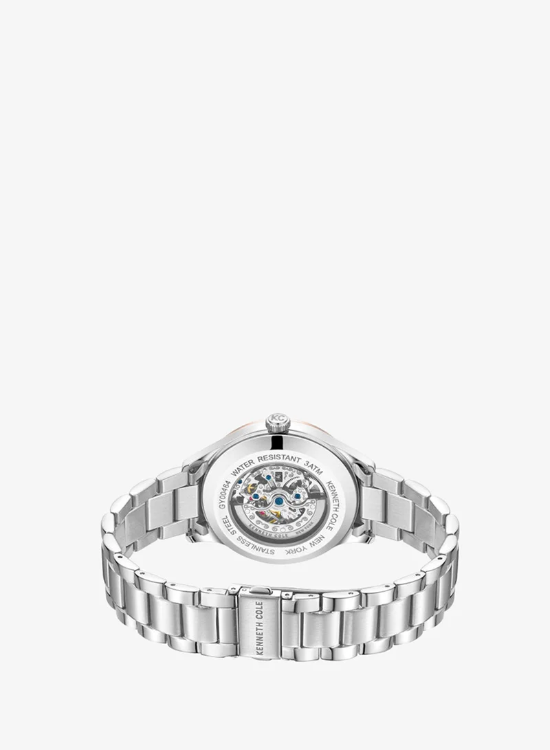 Kenneth Cole New York  Men's 42mm Automatic Watch with Warm Grey Dial & Stainless Steel Bracelet for Men | Best Price UAE