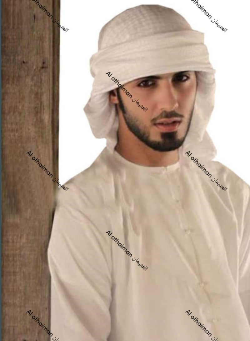 العثيمان شماغ عربي أبيض 