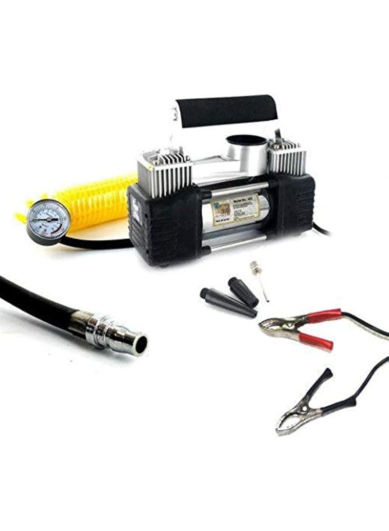 منفاخ إطارات سيارة قوي 2 بستم - كمبروسر هواء محمول للمهام الشاقة - أداء سريع لنفخ إطارات السيارات الملاكي والدفع الرباعي والنقل - Image 1