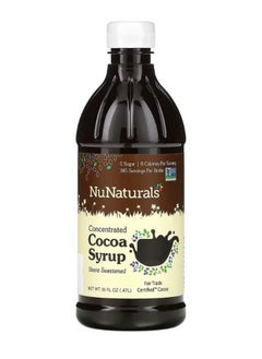 NuNaturals NuStevia Concentrated Cocoa Syrup 16 fl oz 0.47 l  - Image 1