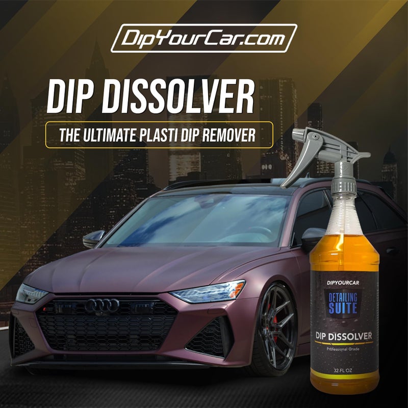 DipYourCar ديب يور كار دوت كوم مذيب بلاستي ديب - مزيل التشطيب، مزيل الطلاء، ومنظف للسيارات المطلية ببلاستي ديب - يذيب ويزيل الديب ليصبح رقيقًا للتقشير (32 أونصة زجاجة رذاذ) - Image 2