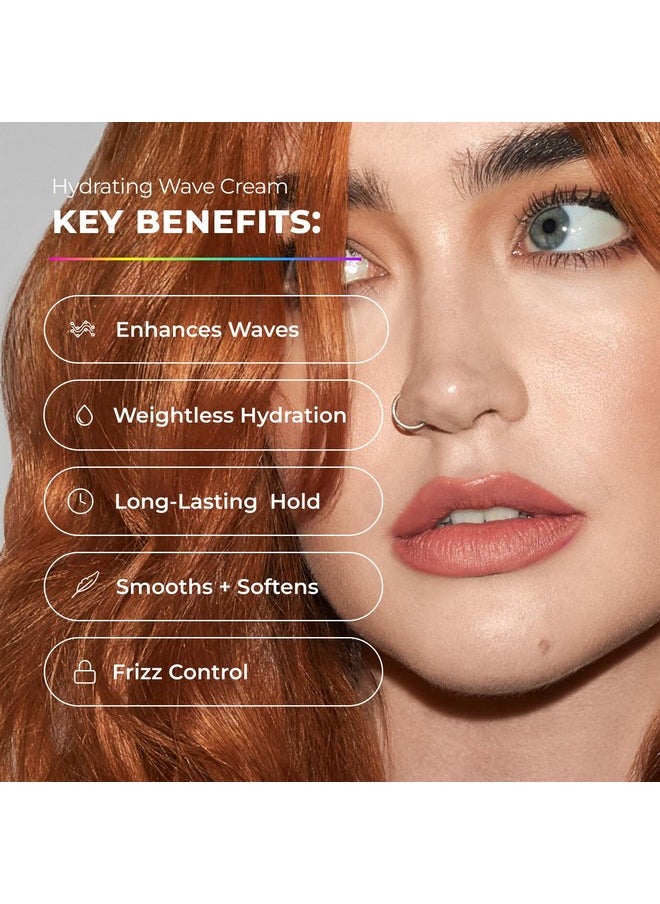 XMONDO XMONDO Hair Wavetech Hydrating Wave Cream - Vegan Formula with Coconut & Argan Oil for Breakage Protection and Hair Hydration, 5 Fl Oz 1-Pack  - Image 5