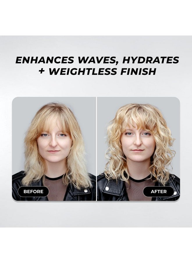 XMONDO XMONDO Hair Wavetech Hydrating Wave Cream - Vegan Formula with Coconut & Argan Oil for Breakage Protection and Hair Hydration, 5 Fl Oz 1-Pack  - Image 2