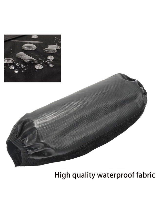 Asecupdat 2-pack 350mm Universal shock covers Suspensione Protector Absorber Nylon Protective Cloth Compatible with TRX450R YFZ450 ATV Quad 150cc-520cc ATV Quad Suzuki LTZ400 LTR450 Motorcycle Pit Dirt parts - Image 4