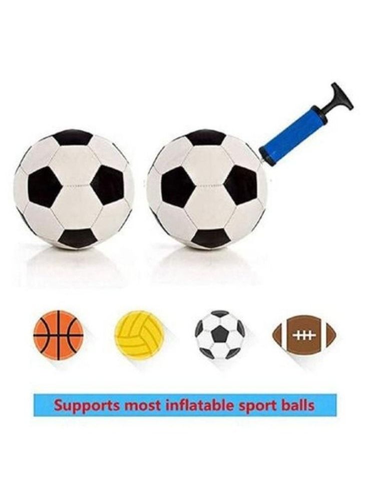 Generic - Sports Ball Pump with Needle - Perfect for Basketballs, Soccer Balls and More - Complete Hand Pump Kit with Needles, Flexible Hose - Image 1
