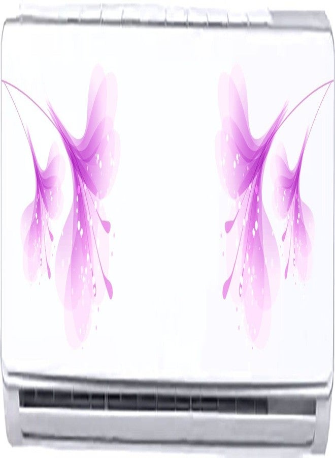 ملصقات مكيف الهواء من Decals Creation™، ملصقات مكيفات الهواء المنفصلة المزينة بالزهور، ملصقات مكيفات الهواء الملونة