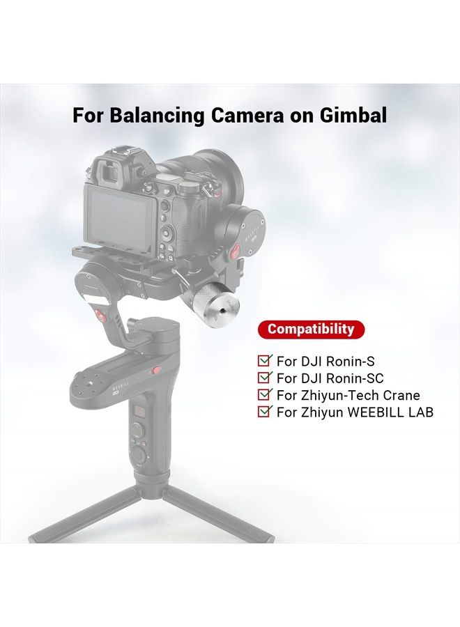 SMALLRIG Removable Counterweight 200g for DJI Ronin S/Ronin RS 2 / Ronin-SC/Ronin RSC 2 and for Zhiyun Gimbal Stabilizers – 2285 - Image 2