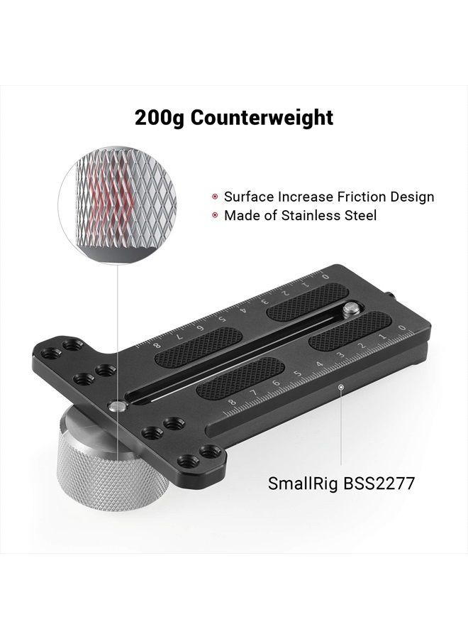 SMALLRIG Removable Counterweight 200g for DJI Ronin S/Ronin RS 2 / Ronin-SC/Ronin RSC 2 and for Zhiyun Gimbal Stabilizers – 2285 - Image 4