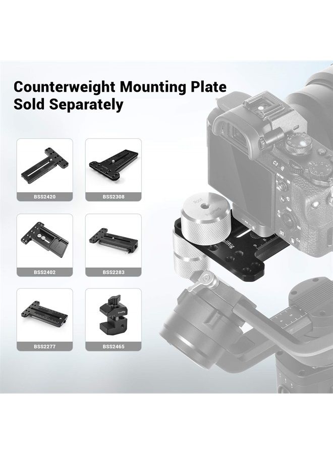 SMALLRIG Removable Counterweight 200g for DJI Ronin S/Ronin RS 2 / Ronin-SC/Ronin RSC 2 and for Zhiyun Gimbal Stabilizers – 2285 - Image 5