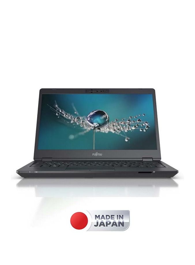 Fujitsu LIFEBOOK U7311- Intel Core i7-1165G7  - (8GB +) 8 GB DDR4- Dual Channel MEM - Intel IRIS graphics - SSD 512GB M.2- HD cam- Fingerprint- Intel WiFi 6- Country Kit INT- Battery 4cell 60 english_arabic black