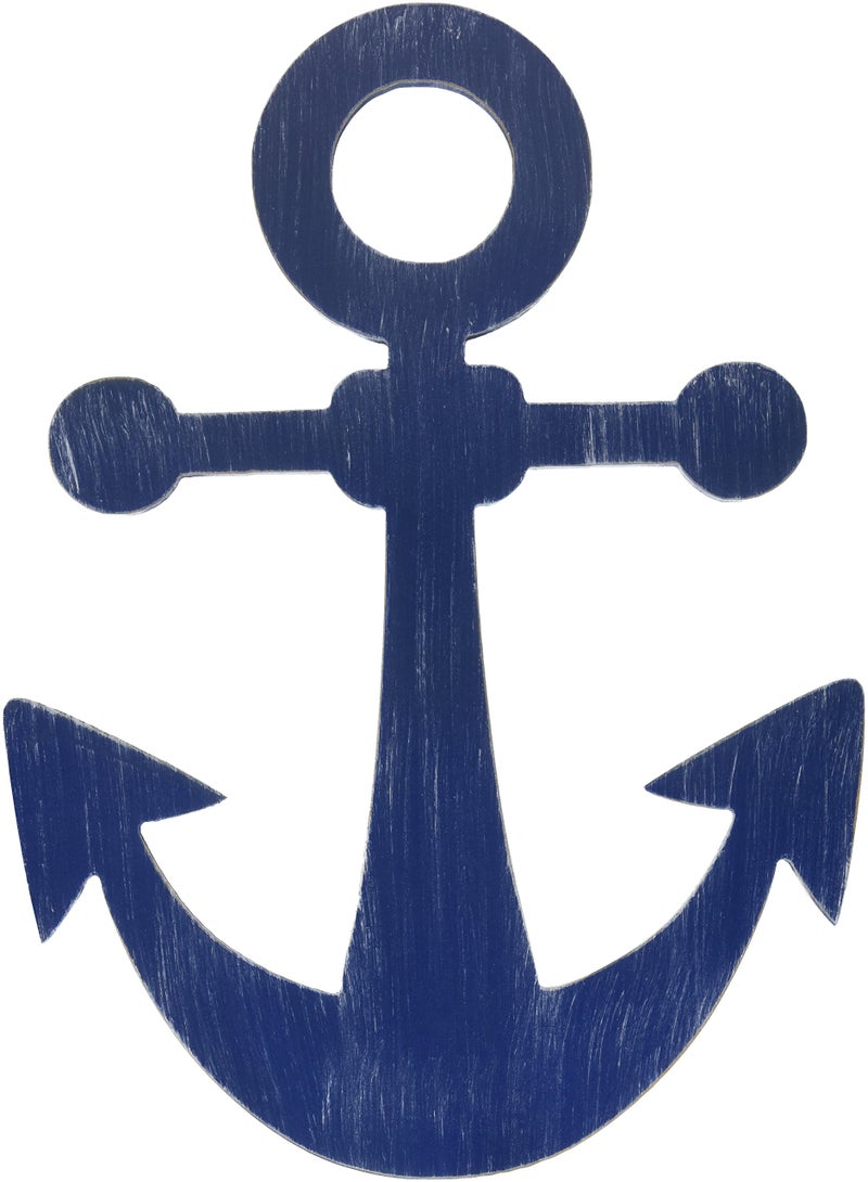 Little Love by NoJo Separates Collection Anchor Shaped Wall Art Navy