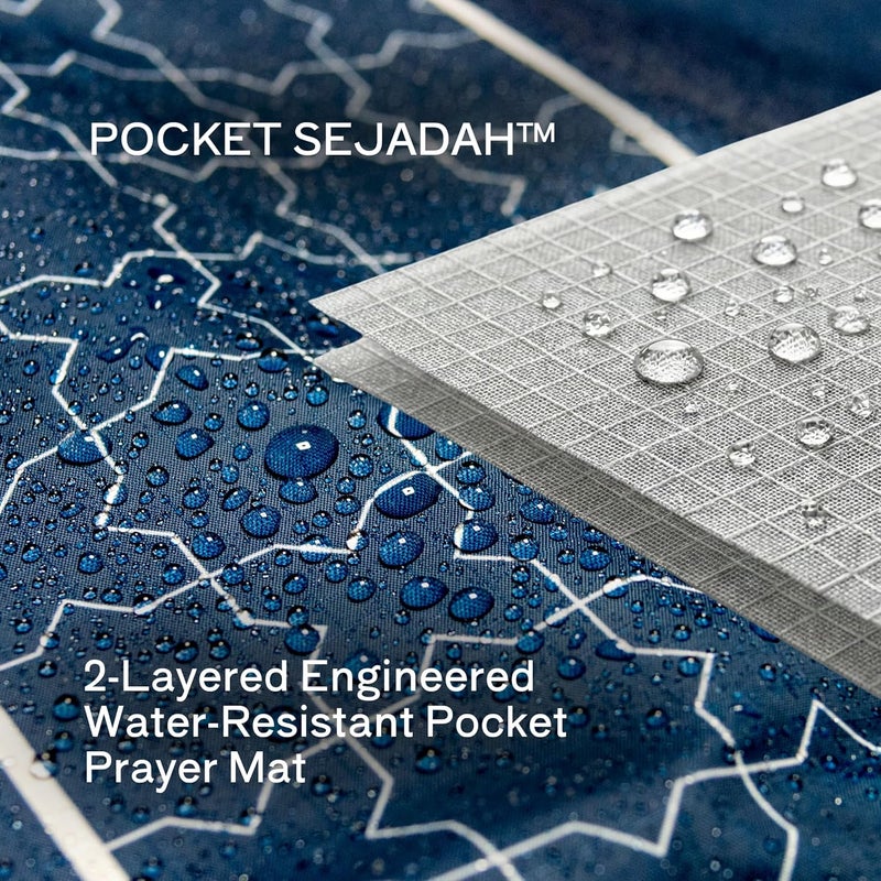 TAKVA The Pocket Sejadah | Portable prayer mat (designed in JAPAN and made in TURKEY), Muslim gift - Image 4