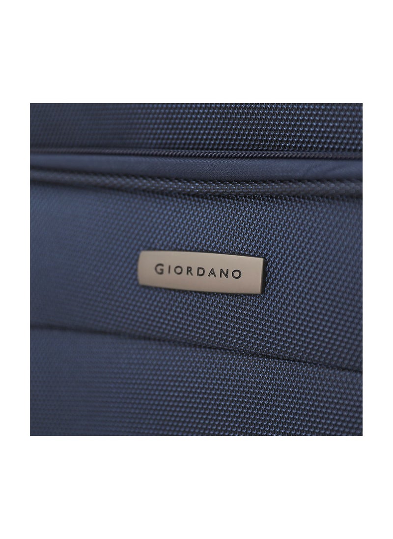 GIORDANO Giordano Softside Luggage Trolley Bag 3 Pieces set,Navy (S-20,M-24,L-28 Inch)  - Image 3