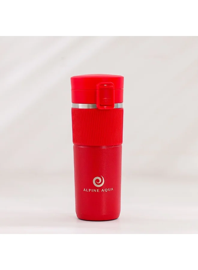 DANUBE HOME Alpine Aqua Travel Tumbler Stainless Steel Vacuum Insulated with Lid Maroon 510ml