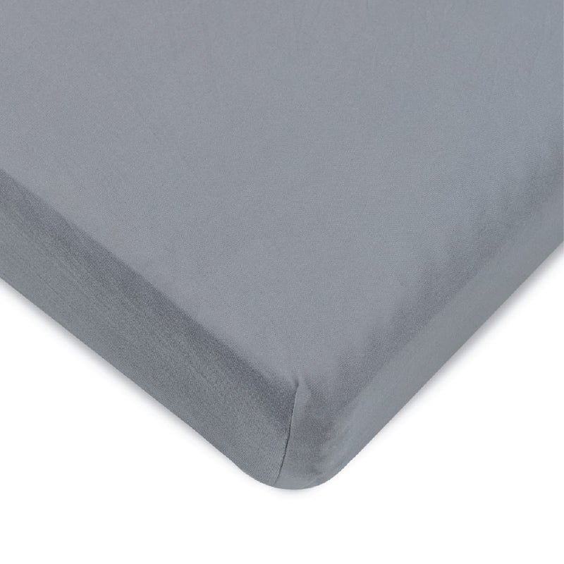 milliard Fitted Sheet for The Milliard Trifold Mattress  Super Soft and Cozy Washable Grey Sheet (Single  4"") - Image 1