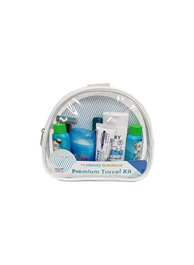 Handy Solutions Premium Women’S 7Piece Travel Size Kit Clear 1 Count - Image 1