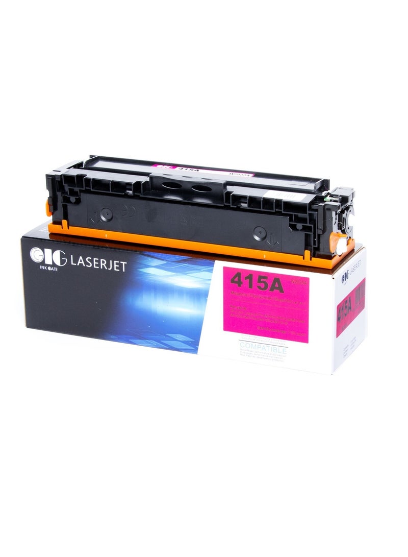 IG Compatible Toner Cartridge Set – Black, Cyan, Magenta, Yellow – Replaces HP 415A – For HP Color LaserJet Pro M454 / MFP M479 Series – 4-Pack - Image 5