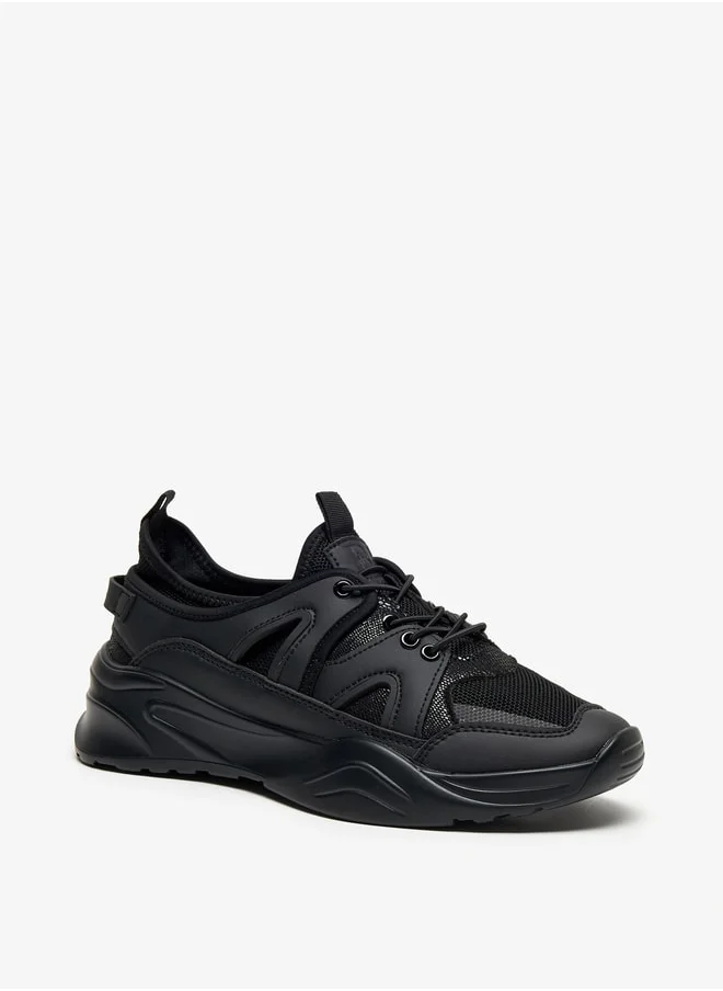 Flora Bella By Shoexpress Panelled Low Ankle Slip-On Sports Shoes