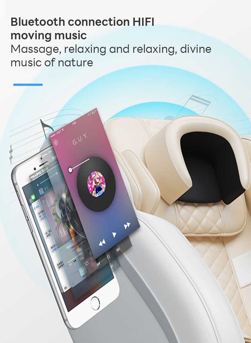 ETG Massage Chair Full Body,Zero Gravity Massage Chair with Heat and Foot Massage,Full Body Massage Recliner Chair with Airbags, Kneading, Bluetooth, LCD Touch Control - Image 2