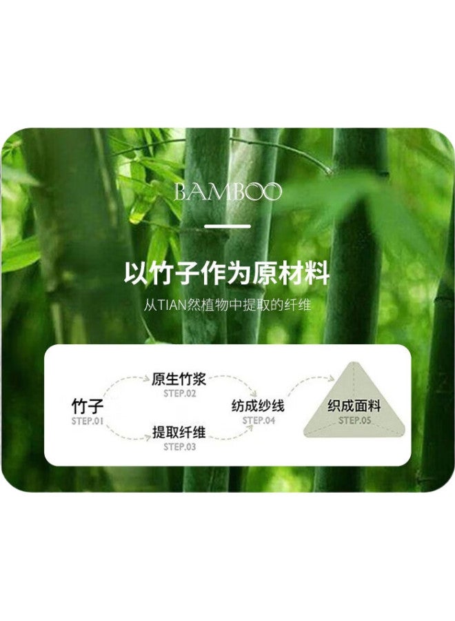 Zhu Yibai Towels, Bamboo Fiber Adult Small Towels, Face Towels, Hand Towels, Absorbent Small Face Towels, Children'S Towels, 6 Pieces, 28*48Cm - Image 2