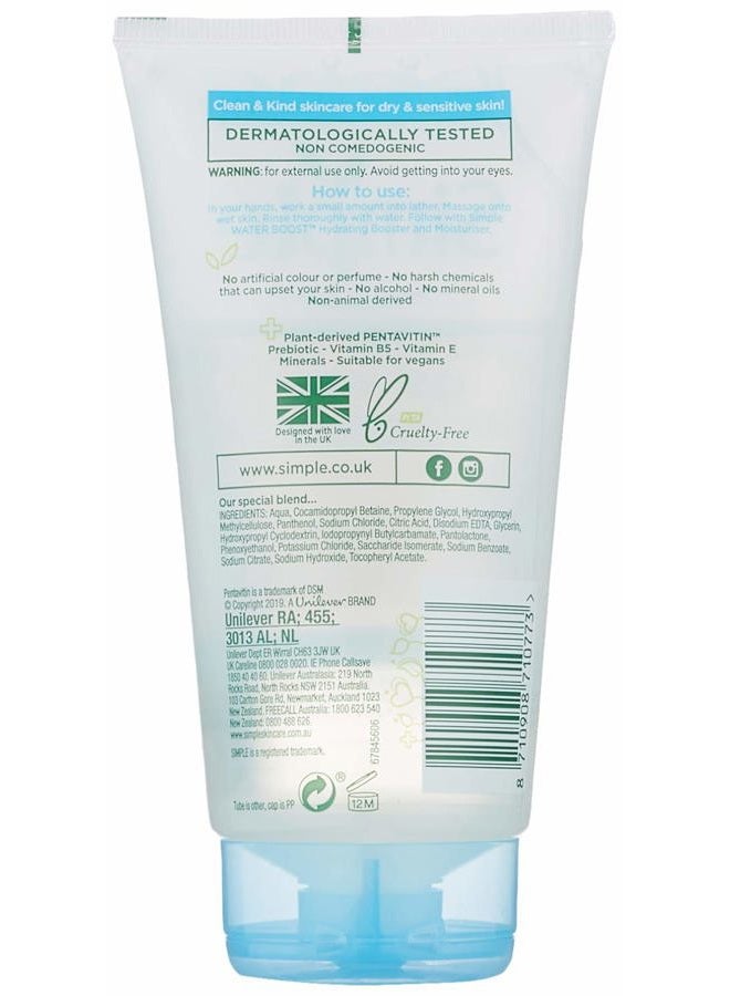 simple غسول جل للوجه، ميكليلار معزز بالماء للبشرة الجافة أو الحساسة، 5 أونصات (عبوة من 6) - Image 2