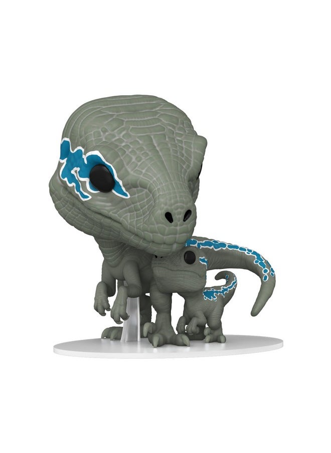Funko Funko POP Pop | Buddy: Jurassic World Dominion - Blue & Beta, Multicolor, 62223  - Image 2