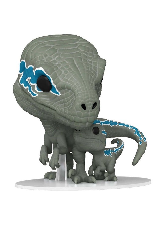 Funko Funko POP Pop | Buddy: Jurassic World Dominion - Blue & Beta, Multicolor, 62223  - Image 3