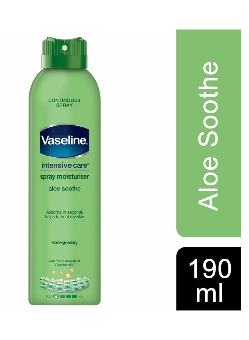 فازلين مرطب بخاخ الصبار المهدئ للعناية المركزة 190 مل (عبوة من 6 قطع) - Image 2
