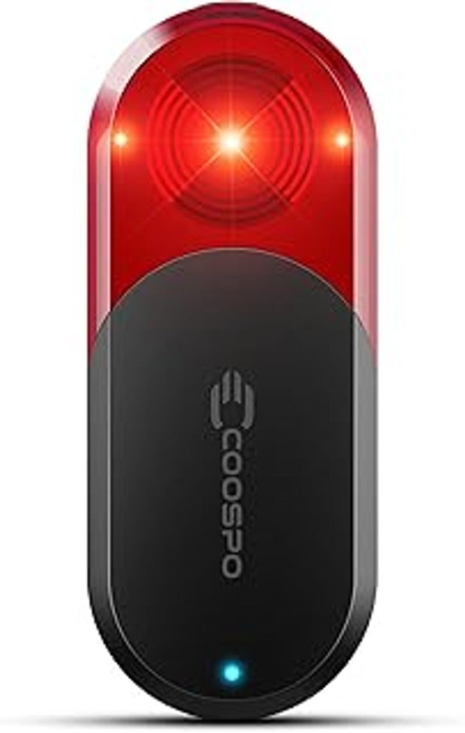 COOSPO TR70 Bike Radar Tail Light, Alerts for Vehicle in 140M, Auto Brake Highlight, 7 Lighting Modes, 40H Long Battery Life, Support APP/Garmin Cycling Computers Display for Road