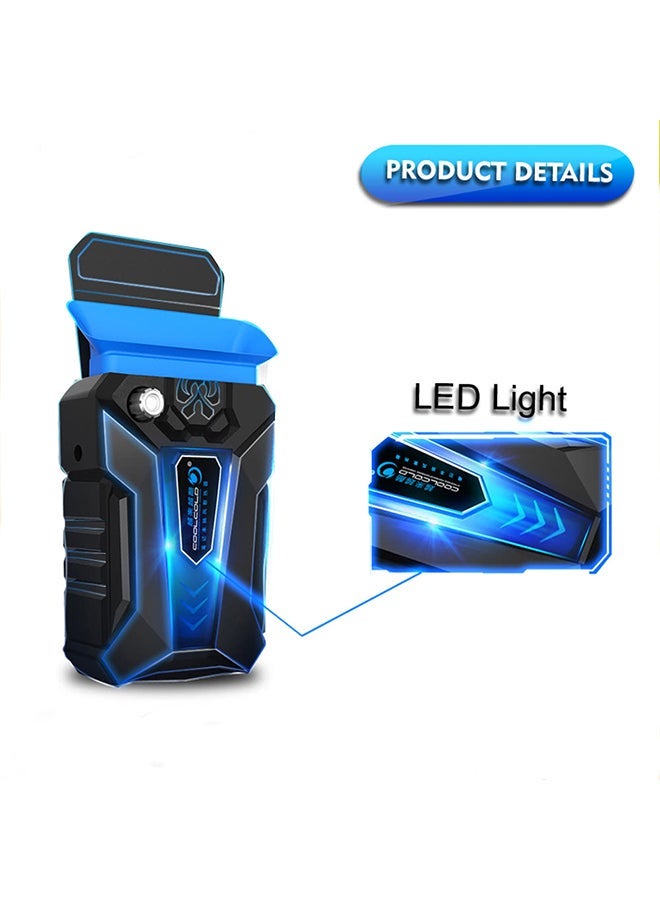 NIBEMINENT Portable Laptop Cooler Black/Blue - Image 4