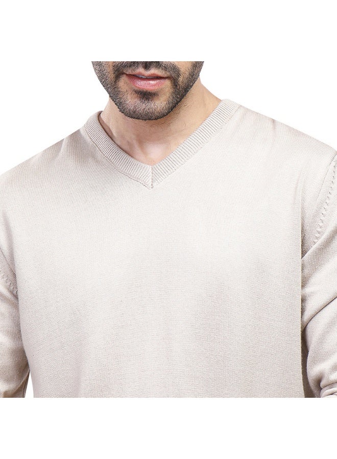 كوب كنزة رجالية كاجوال بأكمام طويلة - Image 3