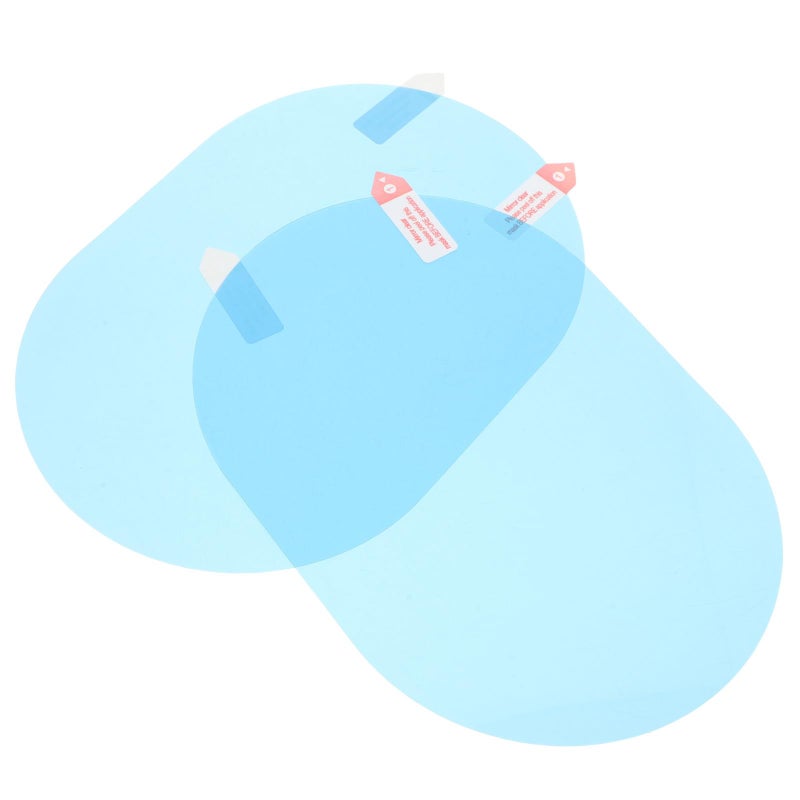 2Pcs 5.7x3.93 Inch Car Rearview Mirror Film Anti Fog Anti Glare Waterproof Rainproof Clear Vision - Image 2