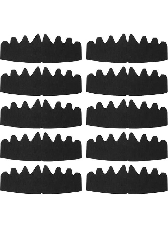 Black Baseball Caps Inserts Flexible Washable Reusable Hat Felt Shapers, Hat Sweat Liner Cap Fitter Inserts