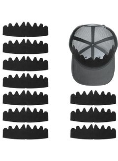 Generic Black Baseball Caps Inserts Flexible Washable Reusable Hat Felt Shapers, Hat Sweat Liner Cap Fitter Inserts  - Image 1