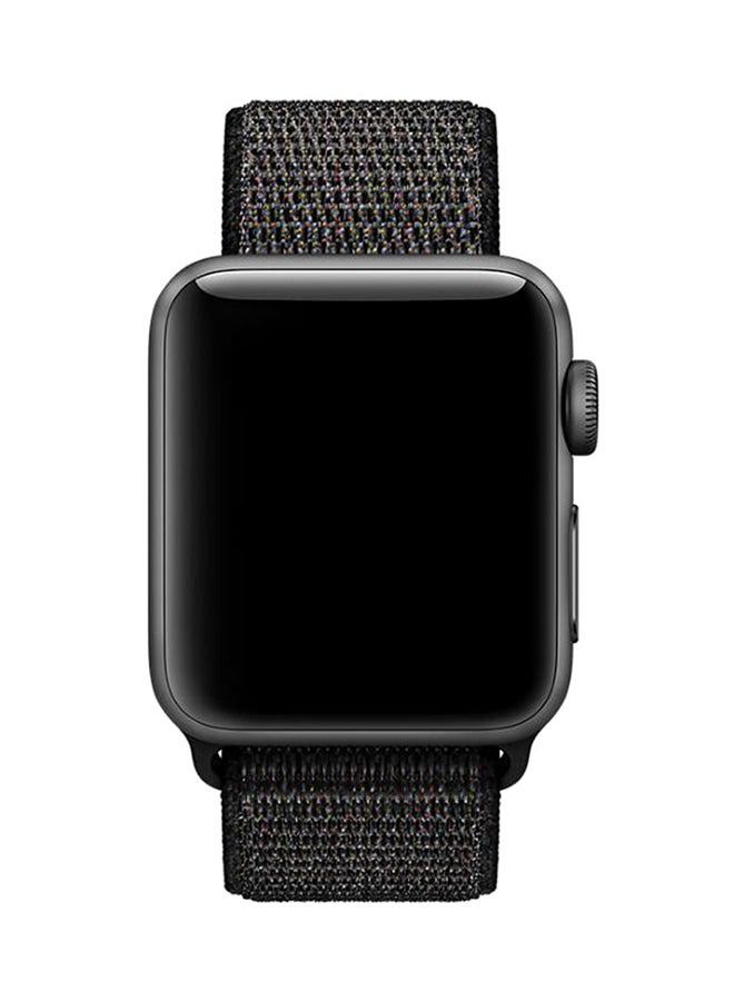 Replacement Band For Apple Watch Series 5/6/7 42/44/45mm Black - Image 2